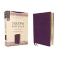 Nrsvue, Holy Bible, Personal Size, Leathersoft, Purple, Comfort Print