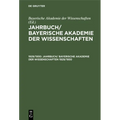 Jahrbuch/ Bayerische Akademie Der Wissenschaften. 1929/1930
