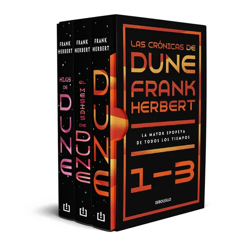 Estuche Las Crã3nicas de Dune: Dune, El Mesã-As de Dune E Hijos de Dune / Frank Herbert's Dune Saga 3-Book Boxed Set: Dune, Dune Messiah, and Children