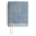Niv, Journal the Word Bible (Perfect for Note-Taking), Large Print, Leathersoft, Teal, Red Letter, Comfort Print: Reflect, Take Notes, or Create Art N