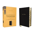 Kjv, Thompson Chain-Reference Bible, Handy Size, European Bonded Leather, Black, Red Letter, Thumb Indexed, Comfort Print