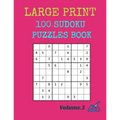 Large Print 100 Sudoku Puzzles Book: Volume.3