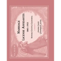 Marriage License Affidavits, 1861-1921, Sonoma County, California: Volume 2