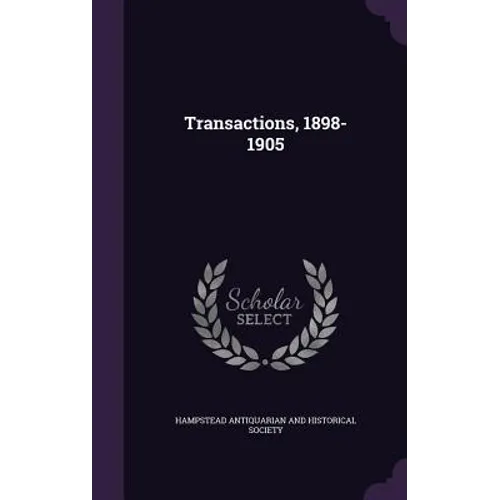 Transactions, 1898-1905
