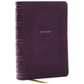 NKJV Compact Paragraph-Style Bible W/ 43,000 Cross References, Purple Leathersoft, Red Letter, Comfort Print: Holy Bible, New King James Version: Holy