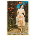 The Vintage Journal Woman with Oranges in Skirt, California
