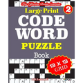 Large Print CODEWORD PUZZLE Book; Vol. 2