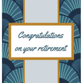 Retirement Guest Book with lined pages (hardback)