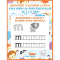 Aprender a escribir letras para niños en edad preescolar de 3 a 5 años: Aprendiendo a repasar y escribir letras minúscula