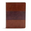 CSB Apologetics Study Bible, Mahogany Leathertouch: Black Letter, Defend Your Faith, Study Notes and Commentary, Ribbon Marker, Sewn Binding, Easy-To-
