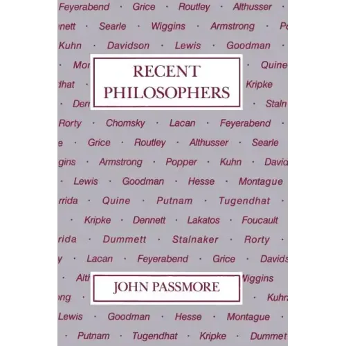 Recent Philosophers