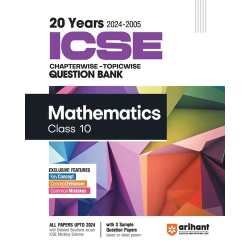 ICSE Chapterwise Mathematics 10th