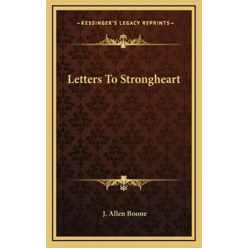 Letters to Strongheart