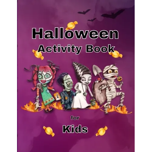 Halloween Activity Book for Kids