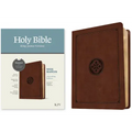 KJV Wide Margin Bible, Filament Enabled (Leatherlike, Dark Brown Medallion, Red Letter)