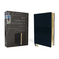 Niv, Thinline Reference Bible (Deep Study at a Portable Size), Leathersoft, Navy, Red Letter, Comfort Print