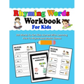 Rhyming Words Workbooks For Kids: Preschoolers And Kindergarten Rhyming Workbooks, Rhyming Workbooks For kids To Get Started With Learning How To Rhym