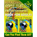 Amazing Spot the Difference Book for Adults: Animal Picture Puzzles (50 Puzzles): Can You Find All the Differences? (Volume 2)