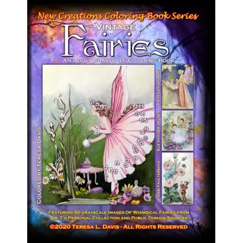 New Creations Coloring Book Series: Vintage Fairies