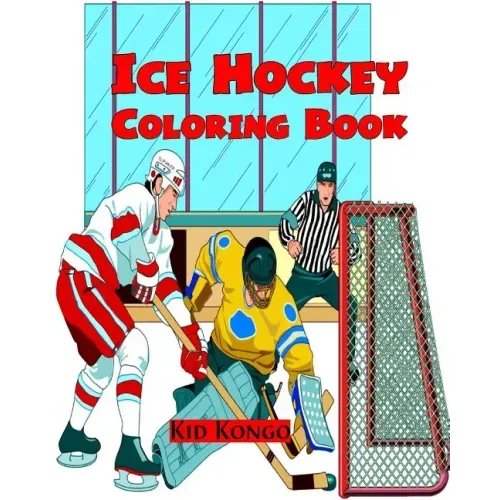 Ice Hockey Coloring Book