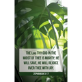 General Worship Bulletin: Is Mighty (Package of 100): Zephaniah 3:17 (Kjv)