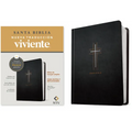 Biblia de Margen Amplio Ntv Con Filament (Tapa Dura de Sentipiel, Cruz, Letra Roja)