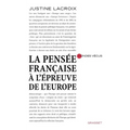 La pensée française à l'épreuve de l'europe