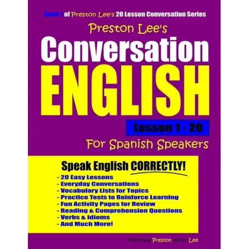 Preston Lee's Conversation English For Spanish Speakers
