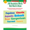 240 Vocabulary Words Kids Need to Know: Grade 4