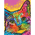 Dean Russo Tilted Head Cat Journal: Lined Journal