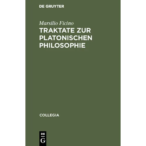 Traktate Zur Platonischen Philosophie