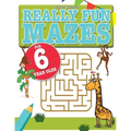 Really Fun Mazes For 6 Year Olds: Fun, brain tickling maze puzzles for 6 year old children