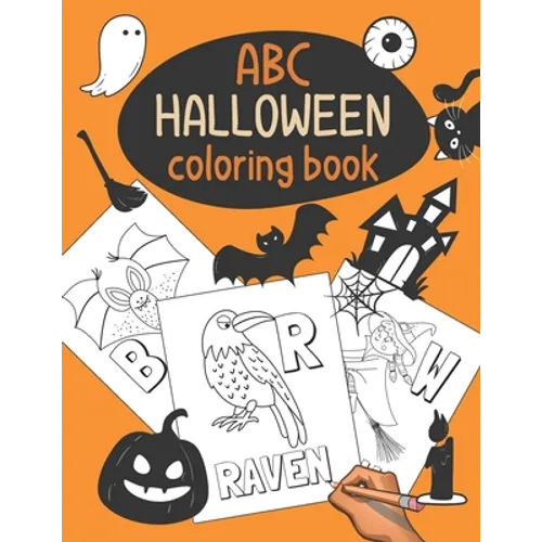 Halloween ABC Coloring Book: Color & Learn the Alphabet - Halloween Coloring Book for Kids