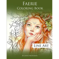 Faerie Coloring Book: Line Art