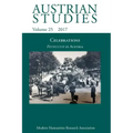 Austrian Studies 25: Celebrations: Festkultur in Austria