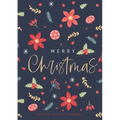 Merry Christmas Dotted Bullet Journal: Cheaper and More Useful than a Card! (Holly) Medium A5 - 5.83X8.27