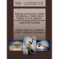 Railroad Commission of State of California V. Pacific Gas & Electric Co U.S. Supreme Court Transcript of Record with Supporting Pleadings