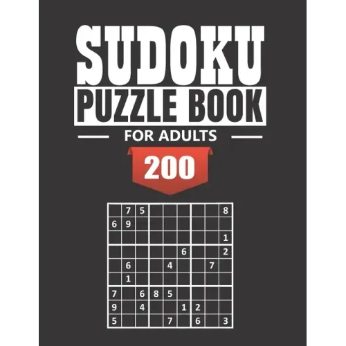 Sudoku Puzzle Book for Adults: 200 Easy to Insane Sudoku Puzzles with Solutions paperback game suduko puzzle books for adults large print sudoko puzz