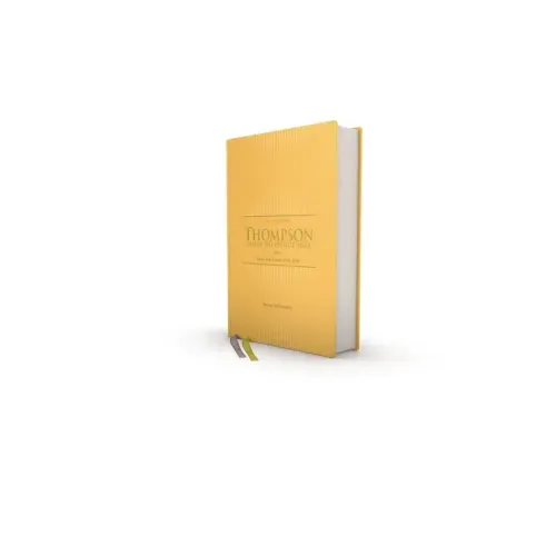 Kjv, Thompson Chain-Reference Bible, Hardcover, Yellow Gold, Red Letter, Comfort Print