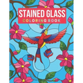 Stained Glass Coloring Book: Stress Relieving Designs for Adults Relaxation