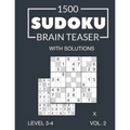 500 Sudoku Brain Teaser Samurai with solutions: Level 3-4 (medium to difficult), Volume 1