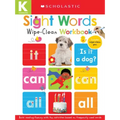 Sight Words: Scholastic Early Learners (Wipe-Clean Workbook)