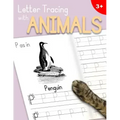 Letter Tracing With Animals: Learn the Alphabet - Handwriting Practice Workbook for Children in Preschool and Kindergarten - Lilac-Peach Cover