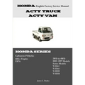 Honda Acty English Factory Service Manual