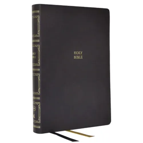 KJV Holy Bible: Paragraph-Style Large Print Thinline with 43,000 Cross References, Black Leathersoft, Red Letter, Comfort Print: King James Version