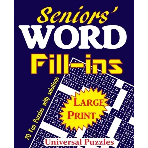 Seniors' Word Fill-ins