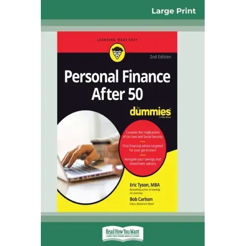 Personal Finance After 50 For Dummies, 2nd Edition (16pt Large Print Edition)