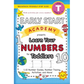 Early Start Academy, Learn Your Numbers for Toddlers: (Ages 3-4) 1-10 Number Guides, Number Tracing, Activities, and More! (Backpack Friendly 6"x9" Si