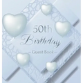 50th Birthday Guest Book: Keepsake Gift for Men and Women Turning 50 - Hardback with Funny Ice Sheet-Frozen Cover Themed Decorations & Supplies, Perso