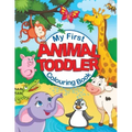My First Animal Toddler Colouring Book: Fun Children's Colouring Book with 50 Adorable Animal Pages for Toddlers & Kids to Learn & Colour